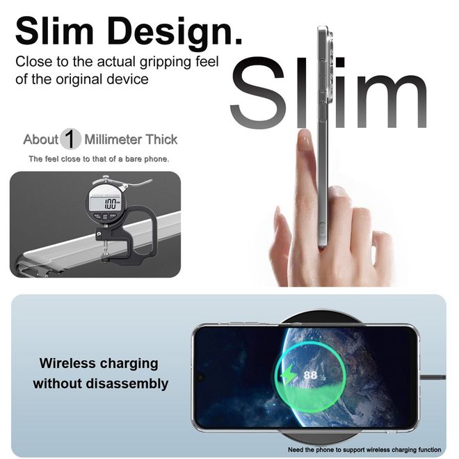 Imak - Samsung Galaxy S25 FE Hülle - Softcase aus TPU - UX-5 Series - transparent