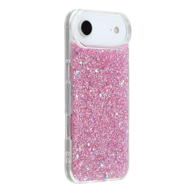 iPhone Air Handy Hülle - Glitzer TPU Softcase Series - rosa