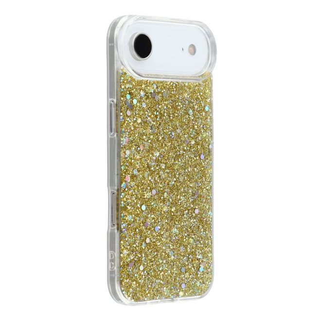 iPhone Air Handy Hülle - Glitzer TPU Softcase Series - gold