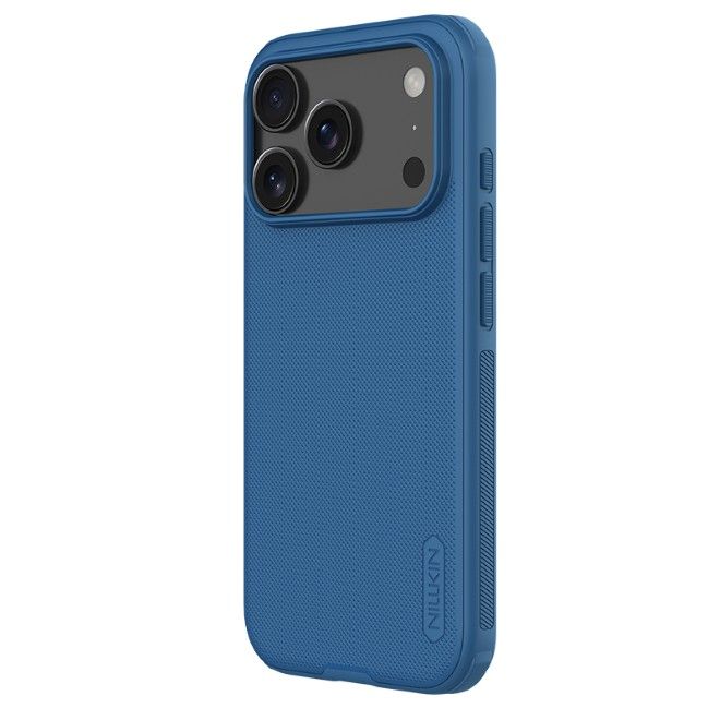 Nillkin - iPhone 17 Pro Hülle - Kunststoff Case - Super Frosted Shield Pro Series - blau