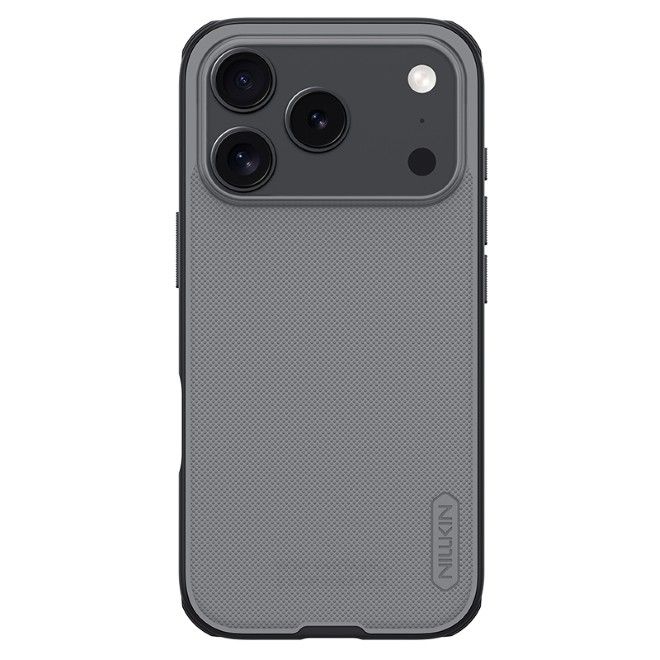 Nillkin - iPhone 17 Pro Hülle - Kunststoff Case - Super Frosted Shield Pro Series - transparent/schwarz