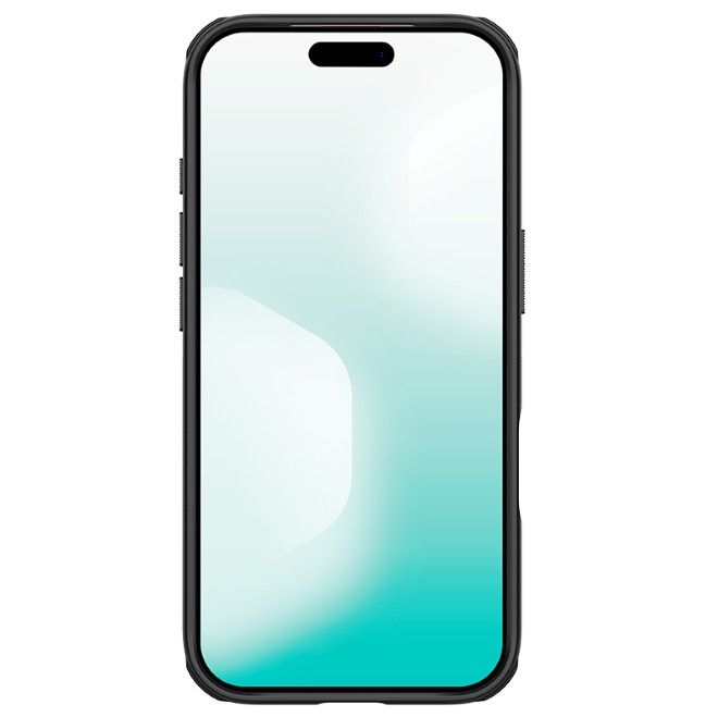Nillkin - iPhone 17 Pro Hülle - Kunststoff Case - Super Frosted Shield Pro Series - transparent/schwarz