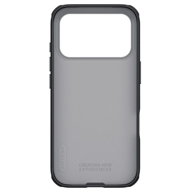 Nillkin - iPhone 17 Pro Hülle - Kunststoff Case - Super Frosted Shield Pro Series - transparent/schwarz