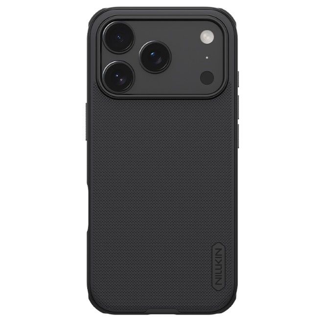 Nillkin - iPhone 17 Pro Max Hülle - Kunststoff Case - Super Frosted Shield Pro Series - schwarz