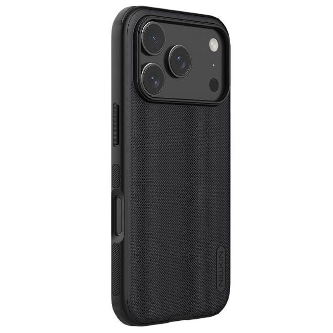 Nillkin - iPhone 17 Pro Max Hülle - Kunststoff Case - Super Frosted Shield Pro Series - schwarz