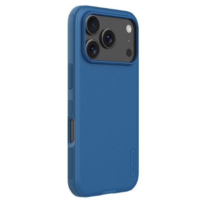 Nillkin - iPhone 17 Pro Max Hülle - Kunststoff Case - Super Frosted Shield Pro Series - blau