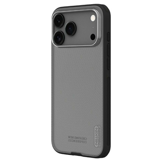 Nillkin - iPhone 17 Pro Max Hülle - Kunststoff Case - Super Frosted Shield Pro Series - transparent/schwarz