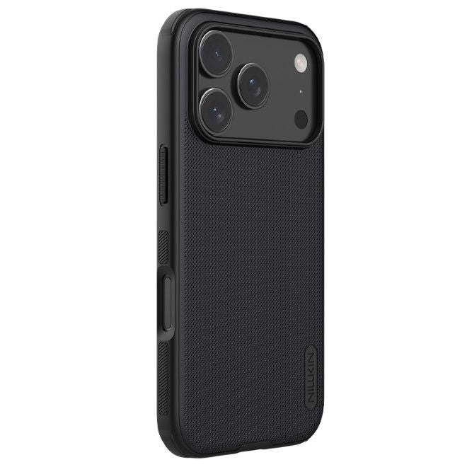 Nillkin - iPhone 17 Pro Hülle - Kunststoff Case - Super Frosted Shield Pro Magnetic Series - schwarz
