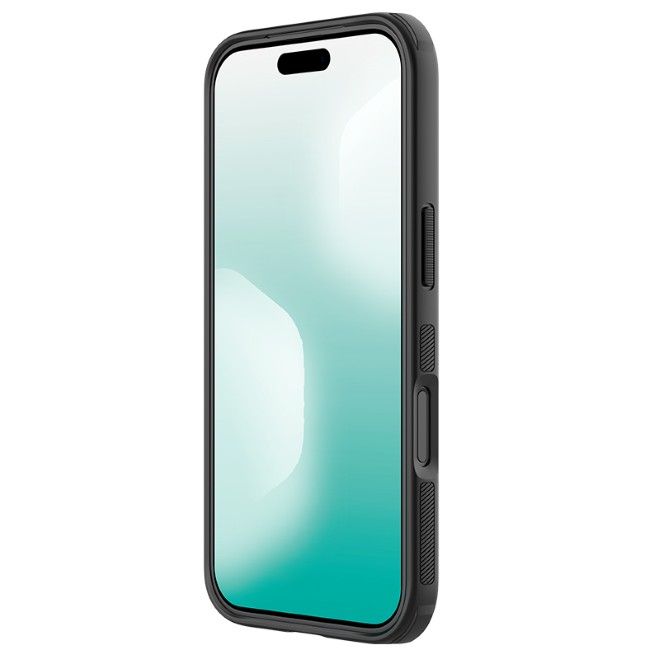 Nillkin - iPhone 17 Pro Hülle - Kunststoff Case - Super Frosted Shield Pro Magnetic Series - schwarz