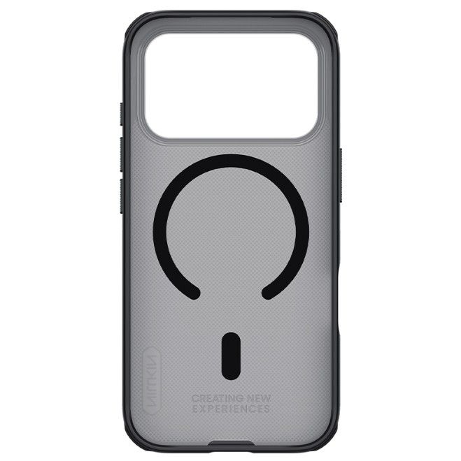 Nillkin - iPhone 17 Pro Hülle - Kunststoff Case - Super Frosted Shield Pro Magnetic Series - transparent/schwarz