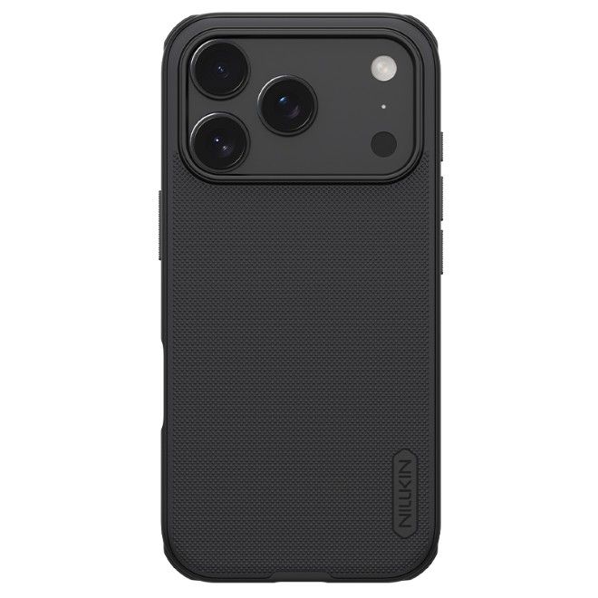Nillkin - iPhone 17 Pro Max Hülle - Kunststoff Case - Super Frosted Shield Pro Magnetic Series - schwarz
