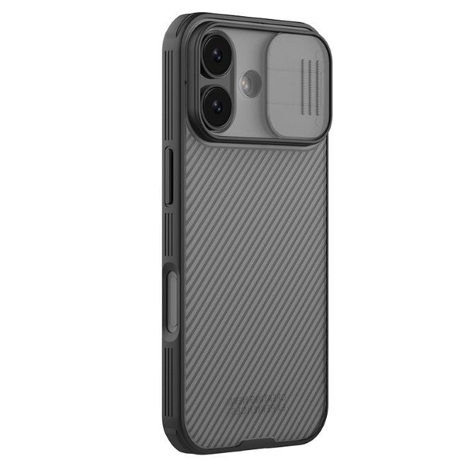 Nillkin - iPhone 17 Hülle - Kunststoff Hardcase - CamShield Pro Series - transparent/schwarz