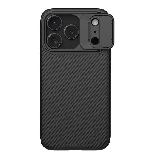 Nillkin - iPhone 17 Pro Hülle - Kunststoff Hardcase - CamShield Pro Series - schwarz