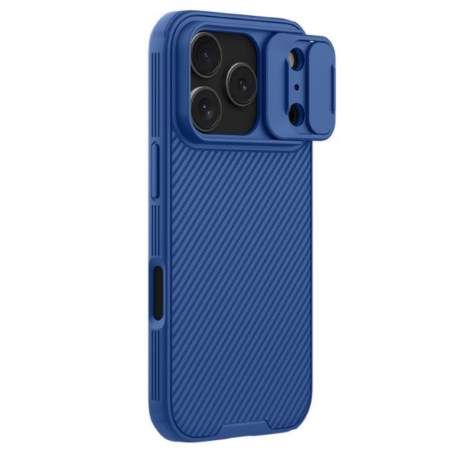 Nillkin - iPhone 17 Pro Hülle - Kunststoff Hardcase - CamShield Pro Series - blau