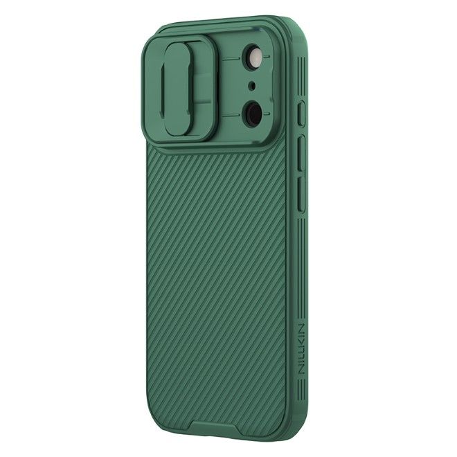 Nillkin - iPhone 17 Pro Hülle - Kunststoff Hardcase - CamShield Pro Series - grün