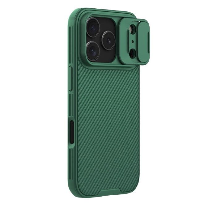 Nillkin - iPhone 17 Pro Hülle - Kunststoff Hardcase - CamShield Pro Series - grün