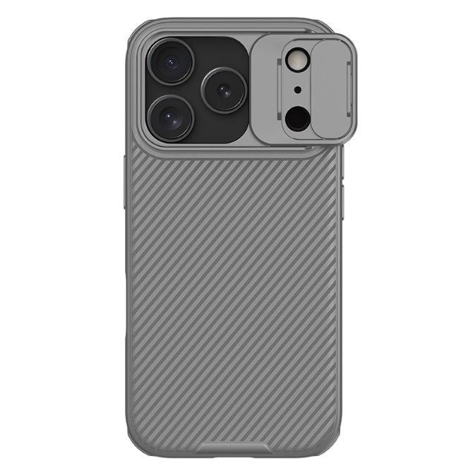 Nillkin - iPhone 17 Pro Hülle - Kunststoff Hardcase - CamShield Pro Series - grau