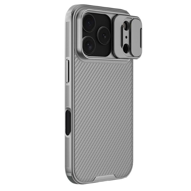 Nillkin - iPhone 17 Pro Hülle - Kunststoff Hardcase - CamShield Pro Series - grau