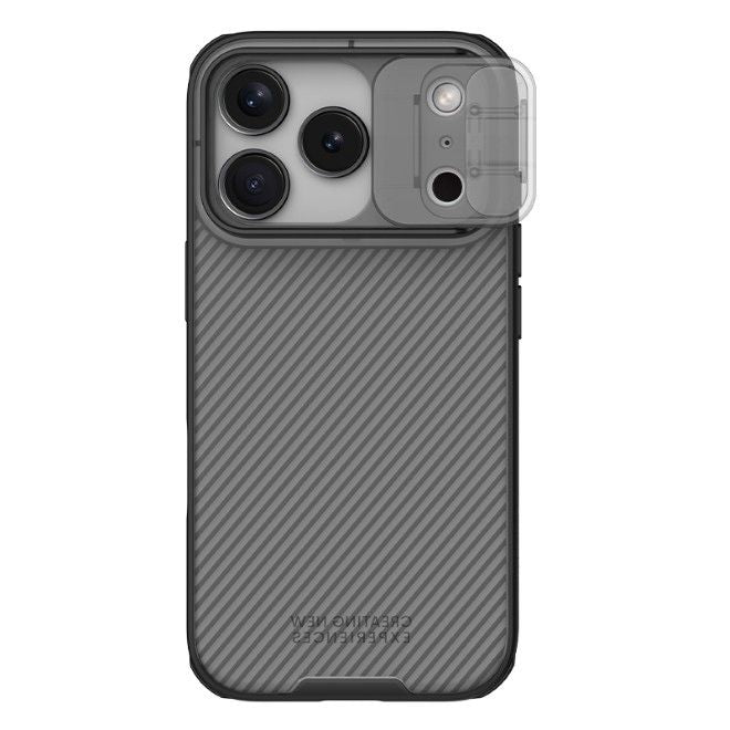 Nillkin - iPhone 17 Pro Hülle - Kunststoff Hardcase - CamShield Pro Series - transparent/schwarz