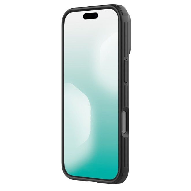 Nillkin - iPhone 17 Pro Hülle - Kunststoff Hardcase - CamShield Pro Series - transparent/schwarz