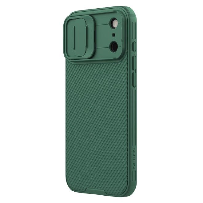 Nillkin - iPhone 17 Pro Max Hülle - Kunststoff Hardcase - CamShield Pro Series - grün