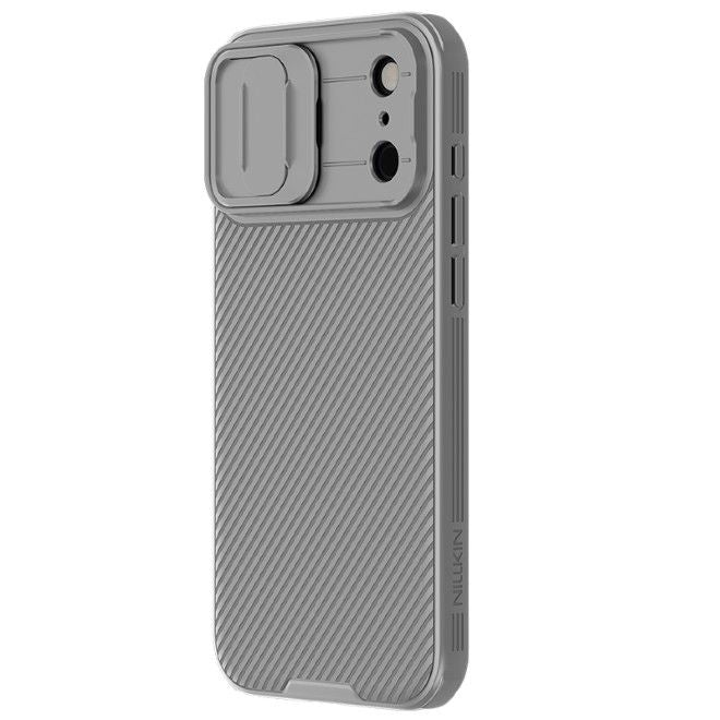 Nillkin - iPhone 17 Pro Max Hülle - Kunststoff Hardcase - CamShield Pro Series - grau