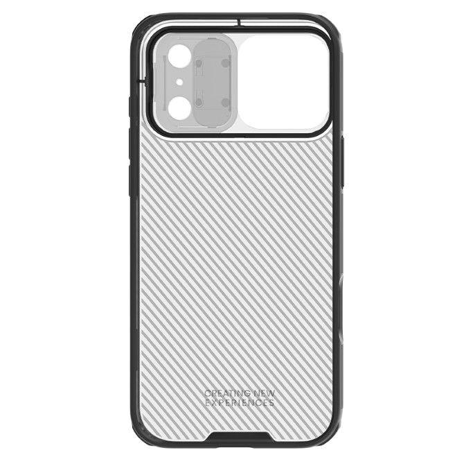 Nillkin - iPhone 17 Pro Max Hülle - Kunststoff Hardcase - CamShield Pro Series - transparent/schwarz