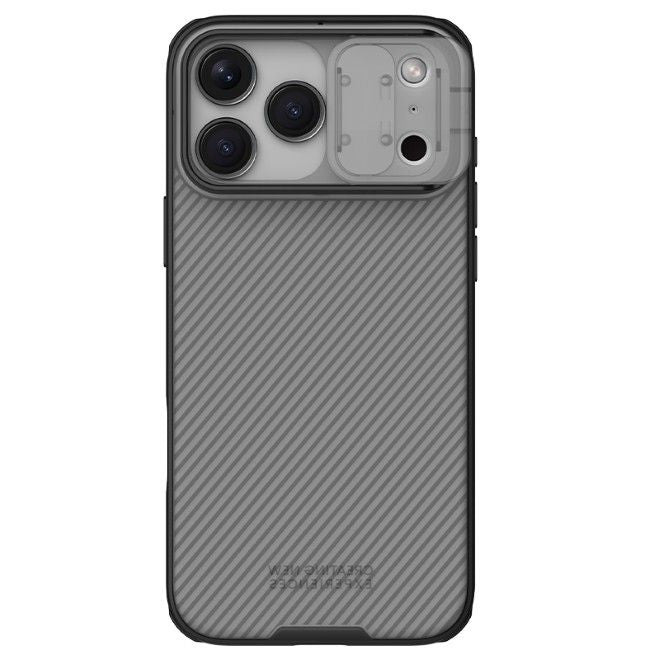 Nillkin - iPhone 17 Pro Max Hülle - Kunststoff Hardcase - CamShield Pro Series - transparent/schwarz