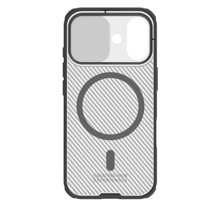 Nillkin - iPhone 17 Hülle - Kunststoff Hardcase - CamShield Pro MagSafe Series - transparent/schwarz
