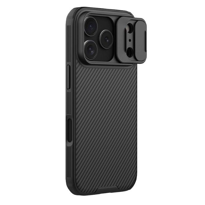Nillkin - iPhone 17 Pro Hülle - Kunststoff Hardcase - CamShield Pro MagSafe Series - schwarz