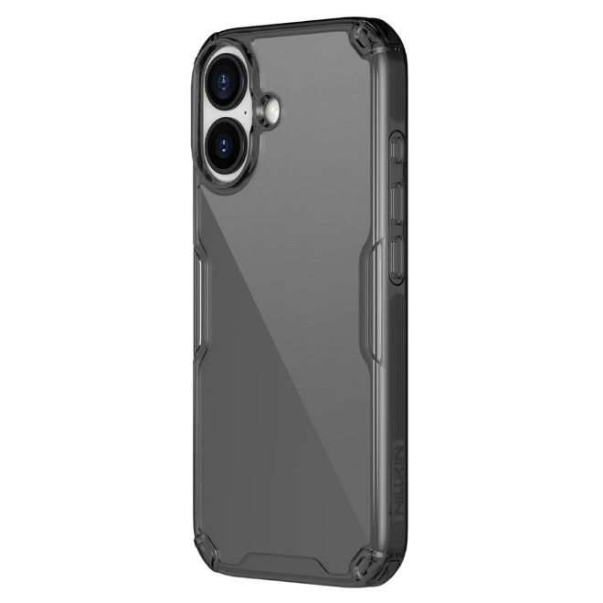 Nillkin - iPhone 17 Hülle - TPU Soft Case - Nature Pro Series - transparent/schwarz