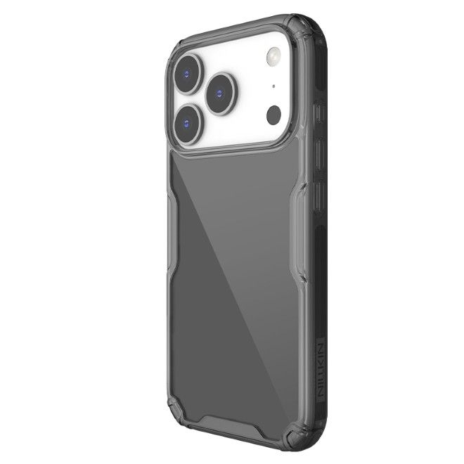 Nillkin - iPhone 17 Pro Hülle - TPU Soft Case - Nature Pro Series - transparent/schwarz
