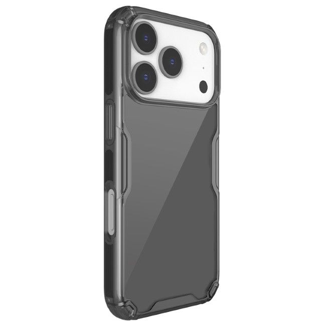 Nillkin - iPhone 17 Pro Hülle - TPU Soft Case - Nature Pro Series - transparent/schwarz