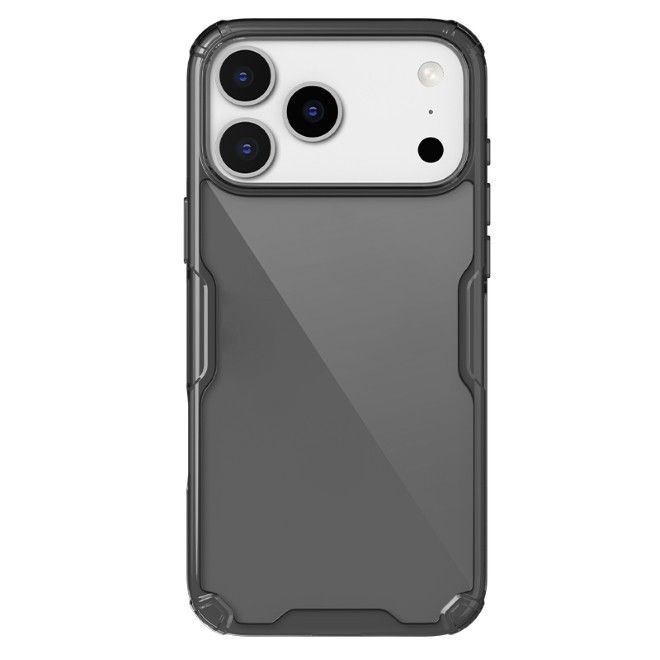 Nillkin - iPhone 17 Pro Max Hülle - TPU Soft Case - Nature Pro Series - transparent/schwarz