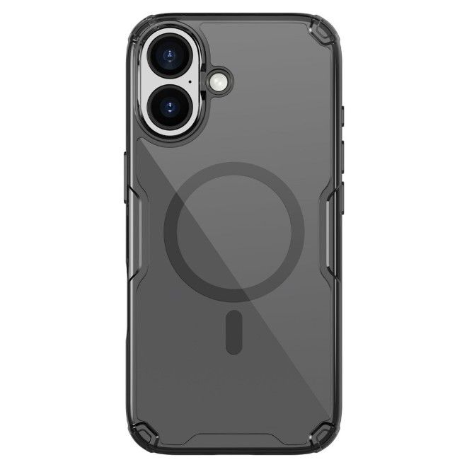 Nillkin - iPhone 17 Hülle - TPU Soft Case - Nature Pro Magnetic Series - transparent/schwarz
