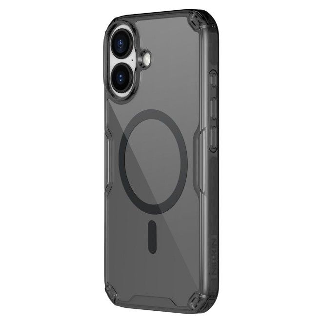 Nillkin - iPhone 17 Hülle - TPU Soft Case - Nature Pro Magnetic Series - transparent/schwarz