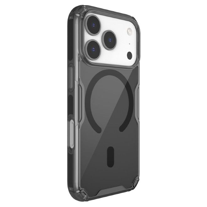 Nillkin - iPhone 17 Pro Hülle - TPU Soft Case - Nature Pro Magnetic Series - transparent/schwarz
