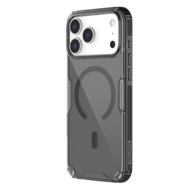 Nillkin - iPhone 17 Pro Max Hülle - TPU Soft Case - Nature Pro Magnetic Series - transparent/schwarz