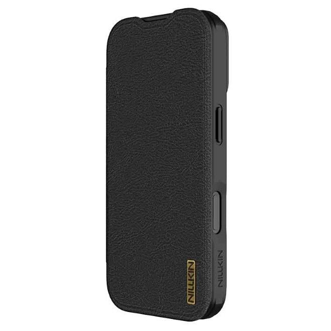 Nillkin - iPhone 17 Hülle - Leder Book Case - Qin Pro Series - schwarz
