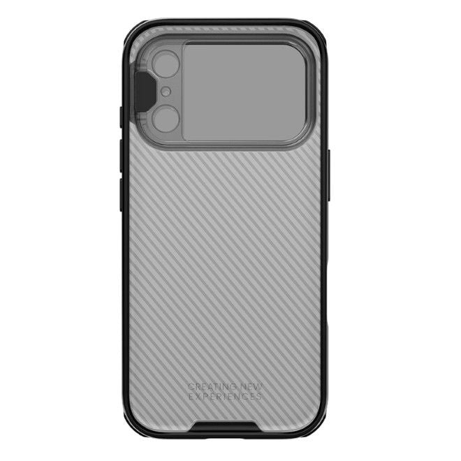 Nillkin - iPhone 17 Pro Hülle - Kunststoff Hardcase - Camshield Prop Series - transparent/schwarz