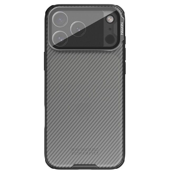 Nillkin - iPhone 17 Pro Max Hülle - Kunststoff Hardcase - Camshield Prop Series - transparent/schwarz