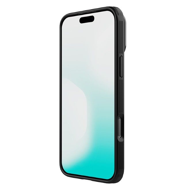 Nillkin - iPhone 17 Pro Max Hülle - Kunststoff Hardcase - Camshield Prop Series - transparent/schwarz