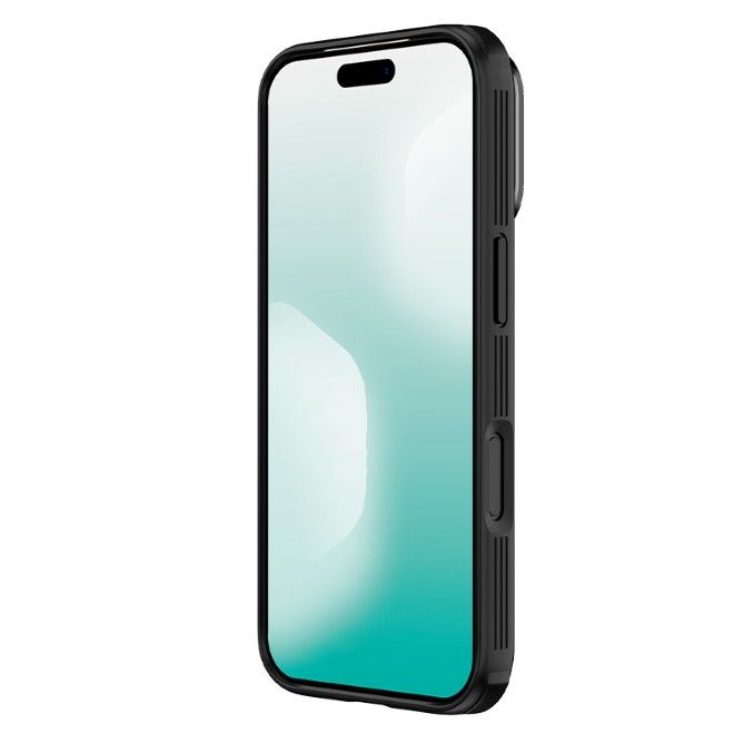 Nillkin - iPhone 17 Pro Hülle - Kunststoff Hardcase - Camshield Prop Series - schwarz
