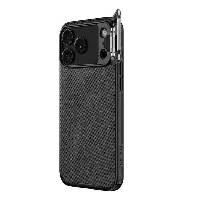 Nillkin - iPhone 17 Pro Max Hülle - Kunststoff Hardcase - Camshield Prop Series - schwarz