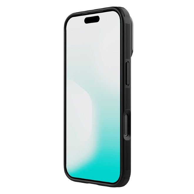 Nillkin - iPhone 17 Pro Hülle - Kunststoff Hardcase - Camshield Prop Magnetic Series - transparent/schwarz