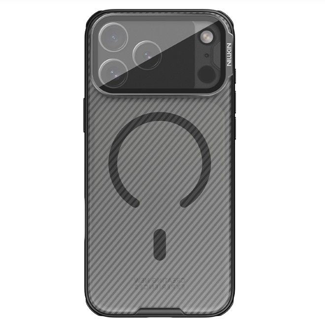 Nillkin - iPhone 17 Pro Max Hülle - Kunststoff Hardcase - Camshield Prop Magnetic Series - transparent/schwarz