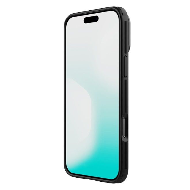 Nillkin - iPhone 17 Pro Max Hülle - Kunststoff Hardcase - Camshield Prop Magnetic Series - transparent/schwarz