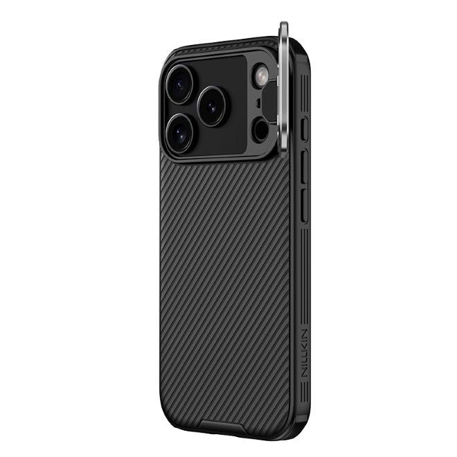 Nillkin - iPhone 17 Pro Hülle - Kunststoff Hardcase - Camshield Prop Magnetic Series - schwarz