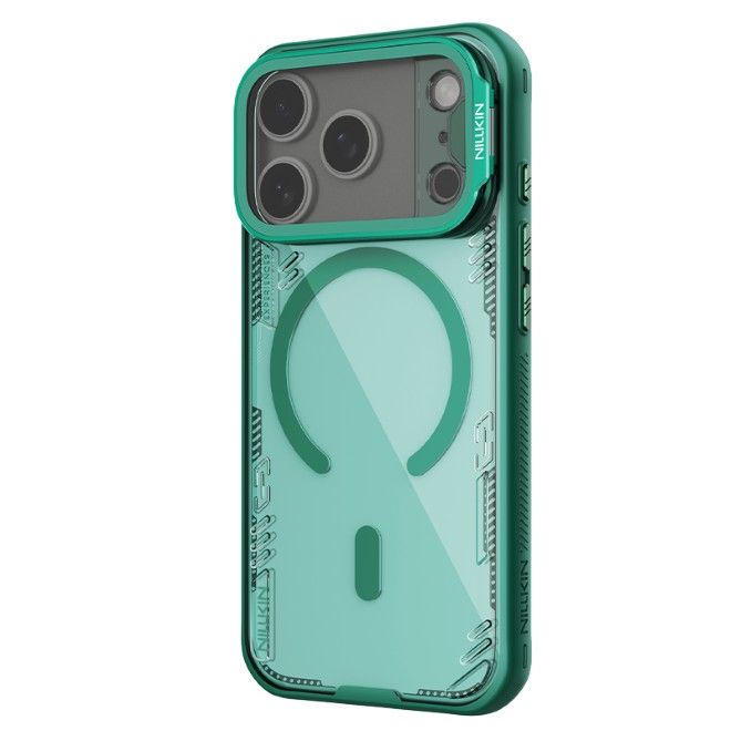 Nillkin - iPhone 17 Pro Hülle - Bio PC Hardcase - MagSafe kompatibel - Iceblade Prop Magnetic Series - grün