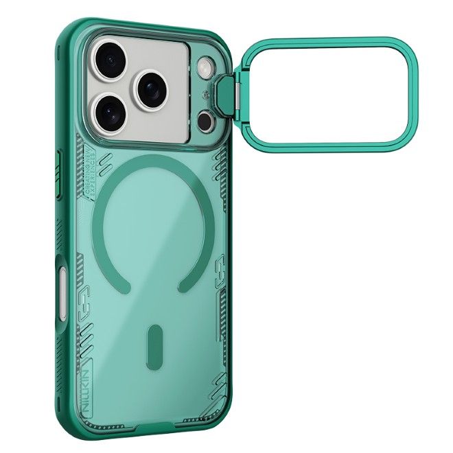 Nillkin - iPhone 17 Pro Hülle - Bio PC Hardcase - MagSafe kompatibel - Iceblade Prop Magnetic Series - grün